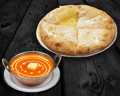 バターチキン＆チーズナンセットButter chicken ＆ Cheese Naan Set