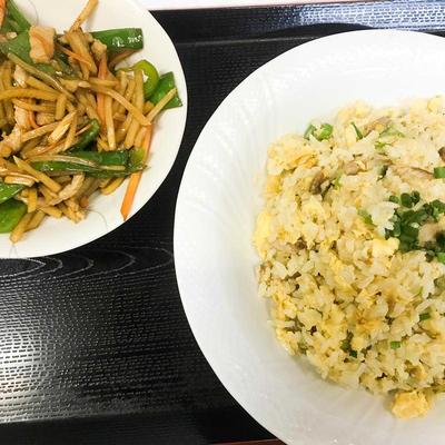 玉子チャーハン小皿セット(青椒肉)