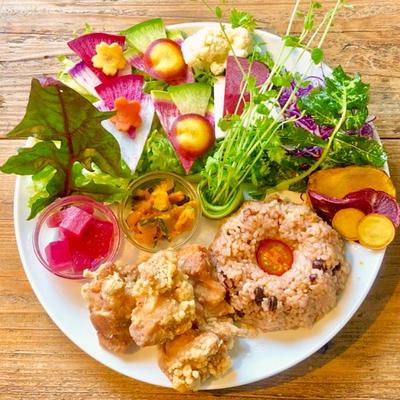 ヘルシーチキン唐揚げプレート