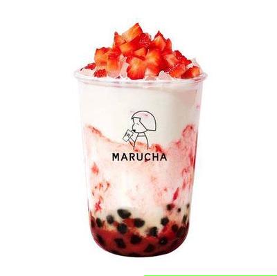 イチゴポッポミルク Strawberry Tapioca Milk