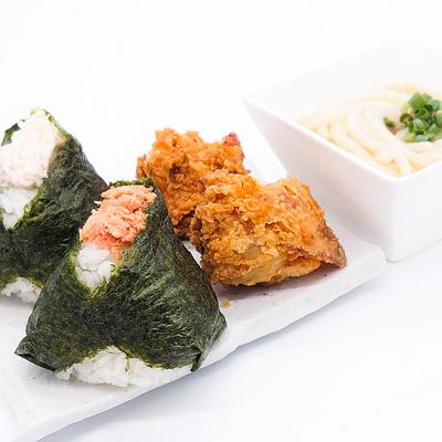 唐揚げ・うどんセット
