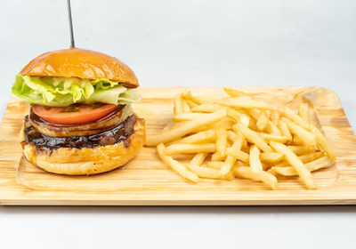 淡路島バーガーポテトセット
