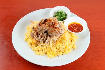 茹でラム肉チャーハン