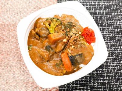 キノコとなすのカレーライス