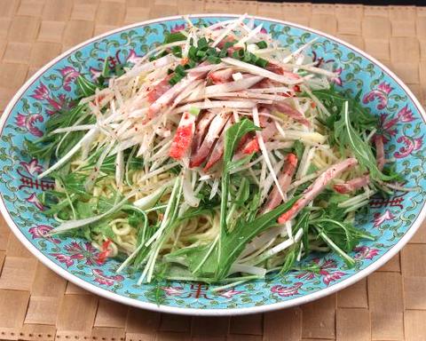 龍興楼 ネギ冷やしそば