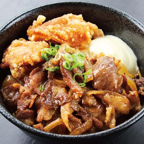 デリズ京急鶴見店 しょうが焼き丼 300(唐揚2)≪1188≫