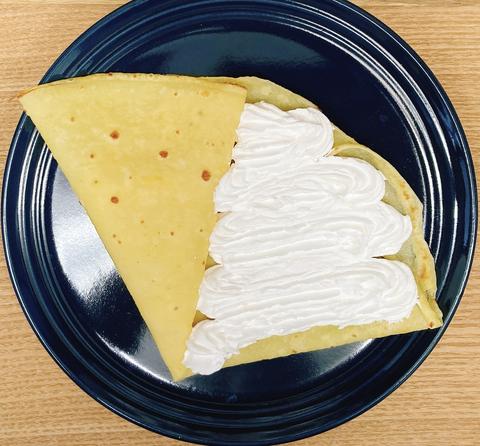 【国産レモン使用！】創作カフェ ＆ Lemon 米粉クレープ:ホイップクリームのみ