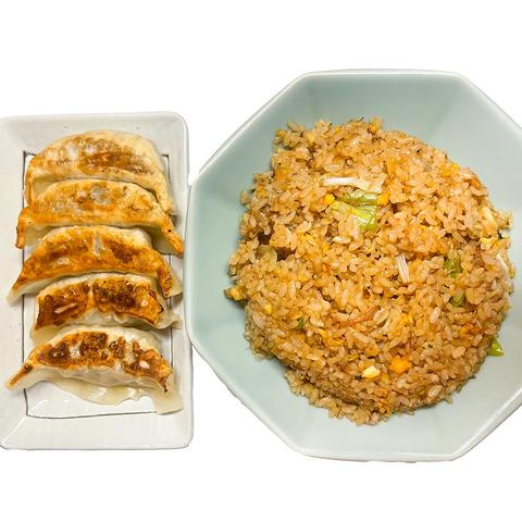 博多ラーメン長浜や元住吉店 チャーハン+大餃子5個