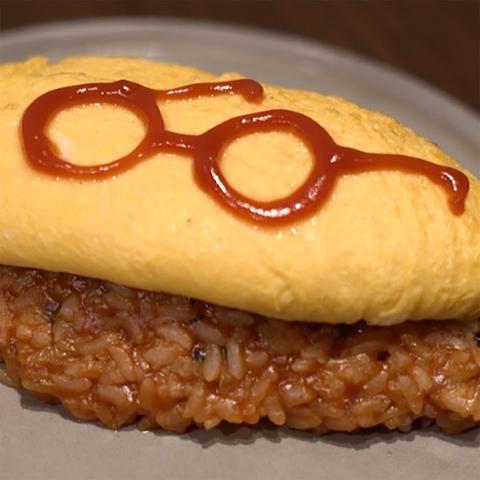 めがね食堂 la gri 懐かしのふわとろケチャップオムライス