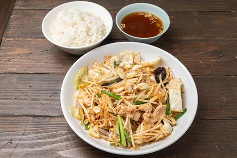 麻布ラーメン 麻布十番店 肉野菜炒め定食