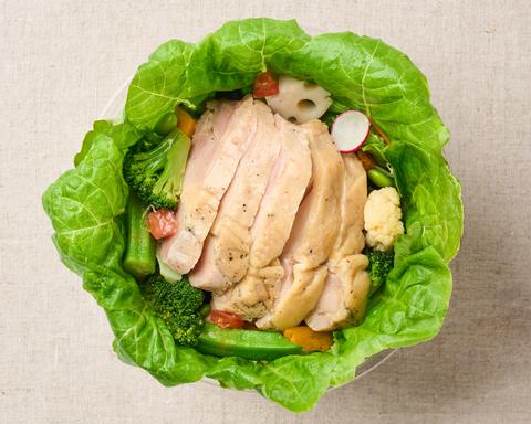 美と健康 10salad(テンサラダ) 栄店 味わい鶏もも肉のチキンサラダ Juicy Chicken Thigh Salad