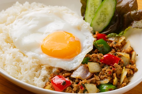 エスニック食堂オルオル ethnic diner'OLU'OLU ガパオライス Gaprao Rice