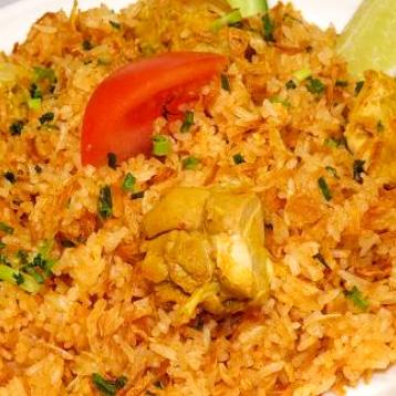 ミルチ亜細亜食堂 柿生店 チキンビリヤニ(Chicken biriyani)
