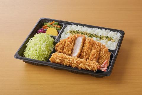 とんかつ 新宿さぼてん 池袋ショッピングパーク店 ロースかつ・海老 弁当