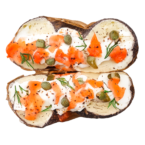【自家製ベーグル】BEST BAGEL池尻大橋店 L.O.X スモークサーモン＆クリームチーズサンド Smoked Salmon ＆ Cream Chees Sandwich