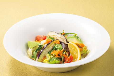 デニーズ 天王寺店 【M1】アボカドとなすのサラダ～にんじんドレッシング