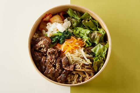 玄米ビビンバ 韓美菜(ハンヤチェ) 六本木店 【高タンパク】牛ハラミの玄米ビビンバ Beef Harami Bibimbap