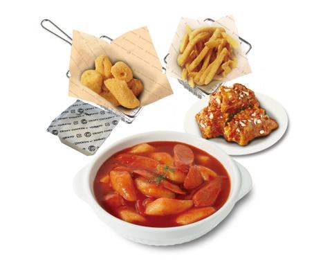クリスピーチキンアンドトマト 白山店 CRISPY CHICKEN n' TOMATO Hakusan トッポギセット Tteokbokki Set