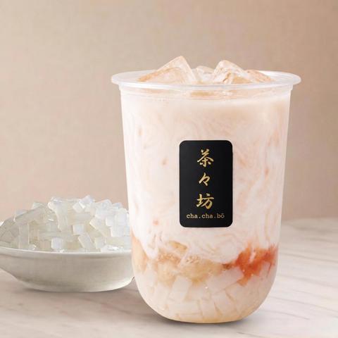 茶々坊 南太田店 完熟白桃ナタデココ