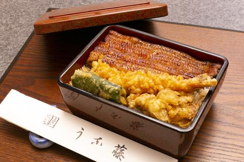 うな藤 鰻と天麩羅の2色重
