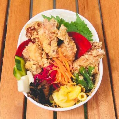 muguet-daichicafe- 唐揚げ弁当