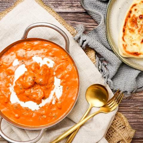 アジアンダイニング カトマンズキッチン バターチキンカレーセット Butter Chicken Set