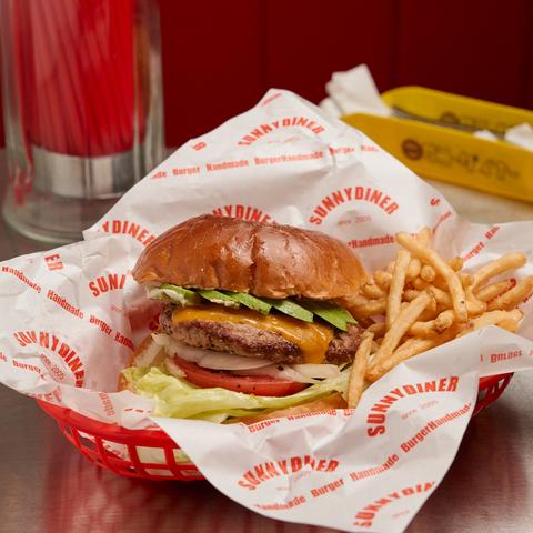 SUNNYDINER ルミネ店 【SET】アボカドチーズバーガー  Avocado Cheese Burger