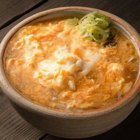 うどん幸波 卵とじ温うどん simmered egg udon