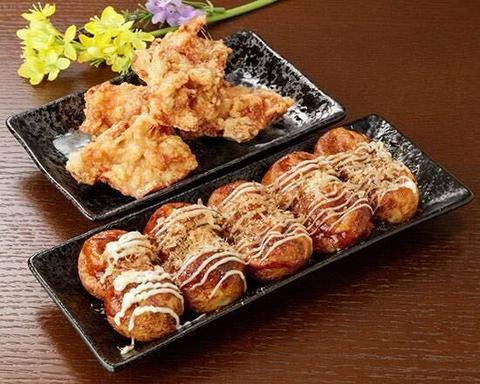 たこ焼 1-1(いちのいち) 人気No.1★選べるたこ焼き10個＆唐揚げ5個セット