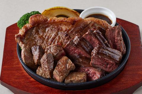 ワイルドステーキ＆ジム飯 ブロビー 東別院店 人気3種ステーキコンボ Steak Combo