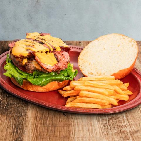 バンズの美味しいハンバーガーレストラン【潮見スキッパーズ】 【不動の人気No.2】ハニーマスタードベーコンチーズ Honey Mustard Bacon Cheese