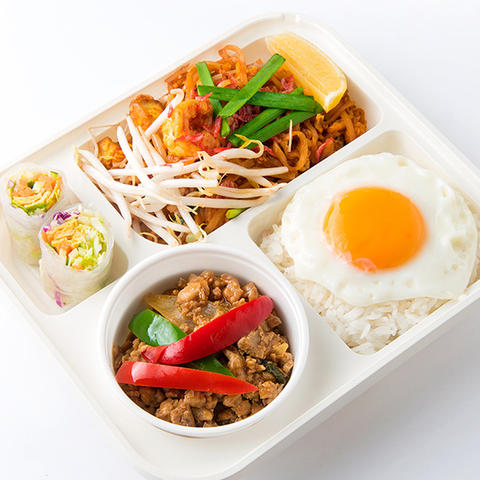 インド＆タイ・エスニック料理 ディップパレス 中目黒店 / Indian ＆ Thai, Ethnic Cuisine Dippalace Nakameguro タイ プレミアム ボックス(ガパオ)Thai Premium Box (Gapao)