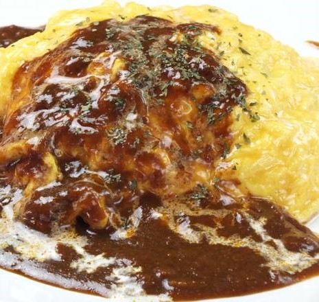おきらく食堂 西横浜店 とろ～り玉子のオムライス ハヤシソースで