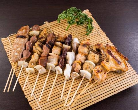 戦国焼鳥家康 天神北店 焼鳥10本セット Grilled Chicken - 10 Skewers Set