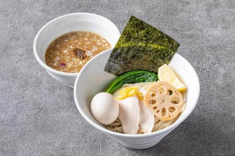 鶏白湯ラーメンTOKU (塩)鶏白湯つけ麺 味玉入り