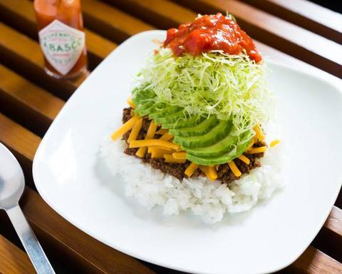 ハモニカ・クイナ #当店人気No.1 アボカドチーズタコライスAvocado&CheeseTacoRice