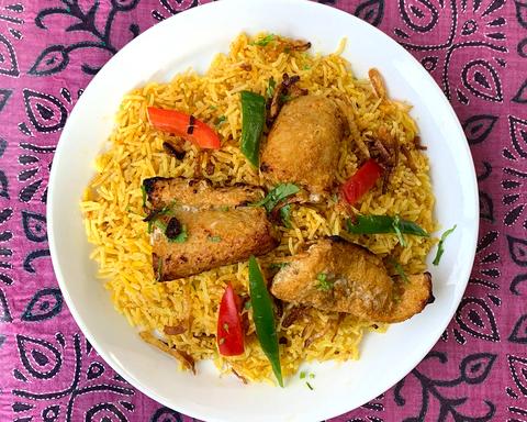 ムガル ハラールインド料理レストラン フィッシュビリヤニ Fish Biriyani