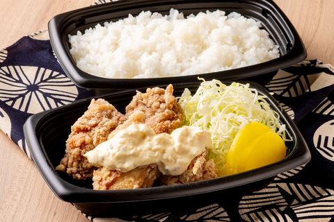 とりめし かえで食堂 葛西店 から揚げチキン南蛮弁当 4個