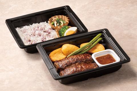 デニーズ 二番町店 【B1】BEEFハンバーグステーキ[約200g]～選べるソース弁当