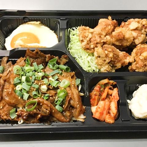 ご飯大盛無料 手作り弁当 我力亭 スペシャル 豚生姜焼き弁当 ご飯大盛無料