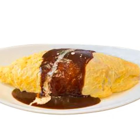 いずみカリー桜塚本店 【お得なサラダ付き】特製チキンオムライス