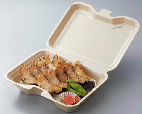 餃子食堂マルケン 西中島南方店 餃子弁当ダブル弁当