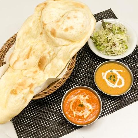 ブッダスパイス下落合店 Bセット(2種類カレーセット/2Curry Select Set)