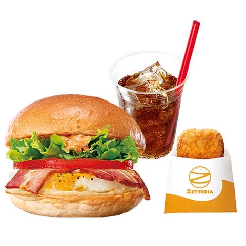 ゼッテリア 京王聖蹟桜ヶ丘店 【モーニングセット】BLTエッグサンド BLT & Egg Sandwich Set