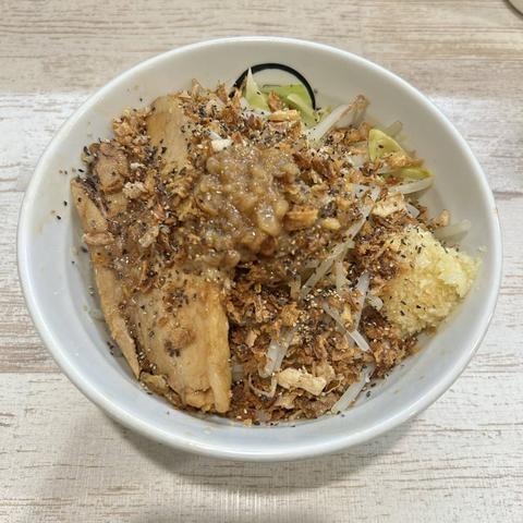 【お店と同価格】麺創 麺魂 江坂本店 二郎系汁なし麺