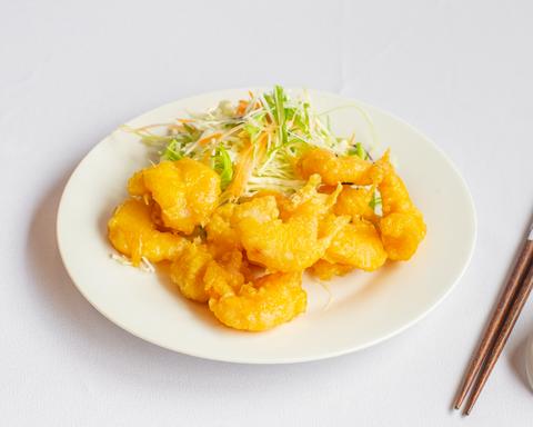 中華料理 カオの屋 エビ天ぷら