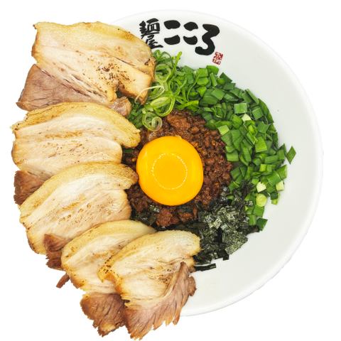 麺屋こころ 大岡山本店 肉まみれハーフ台湾まぜそば【追い飯無料】
