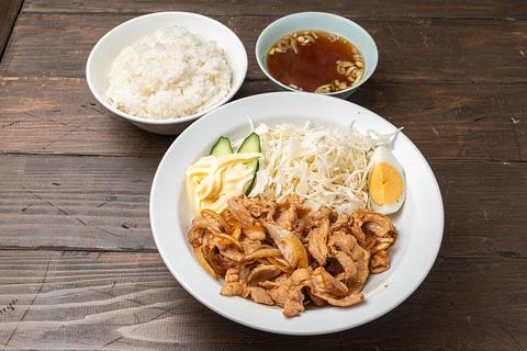麻布ラーメン 麻布十番店 生姜焼き定食