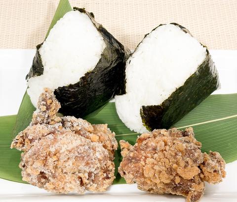おにぎり あら藤 虎ノ門 おにぎり唐揚げセット Onigiri Fried Chicken Set