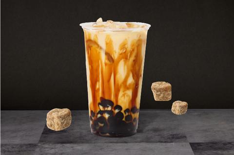 パフェBar「YORUYORU」 上野店 タピオカ 黒糖ミルクティー Tapioca Brown Sugar Milk Tea